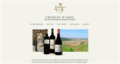 Desktop Screenshot of chateaudagel.com